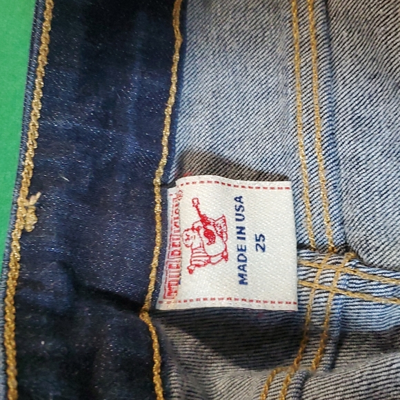 True religion Slim for size 25 blue jeans - Picture 7 of 13